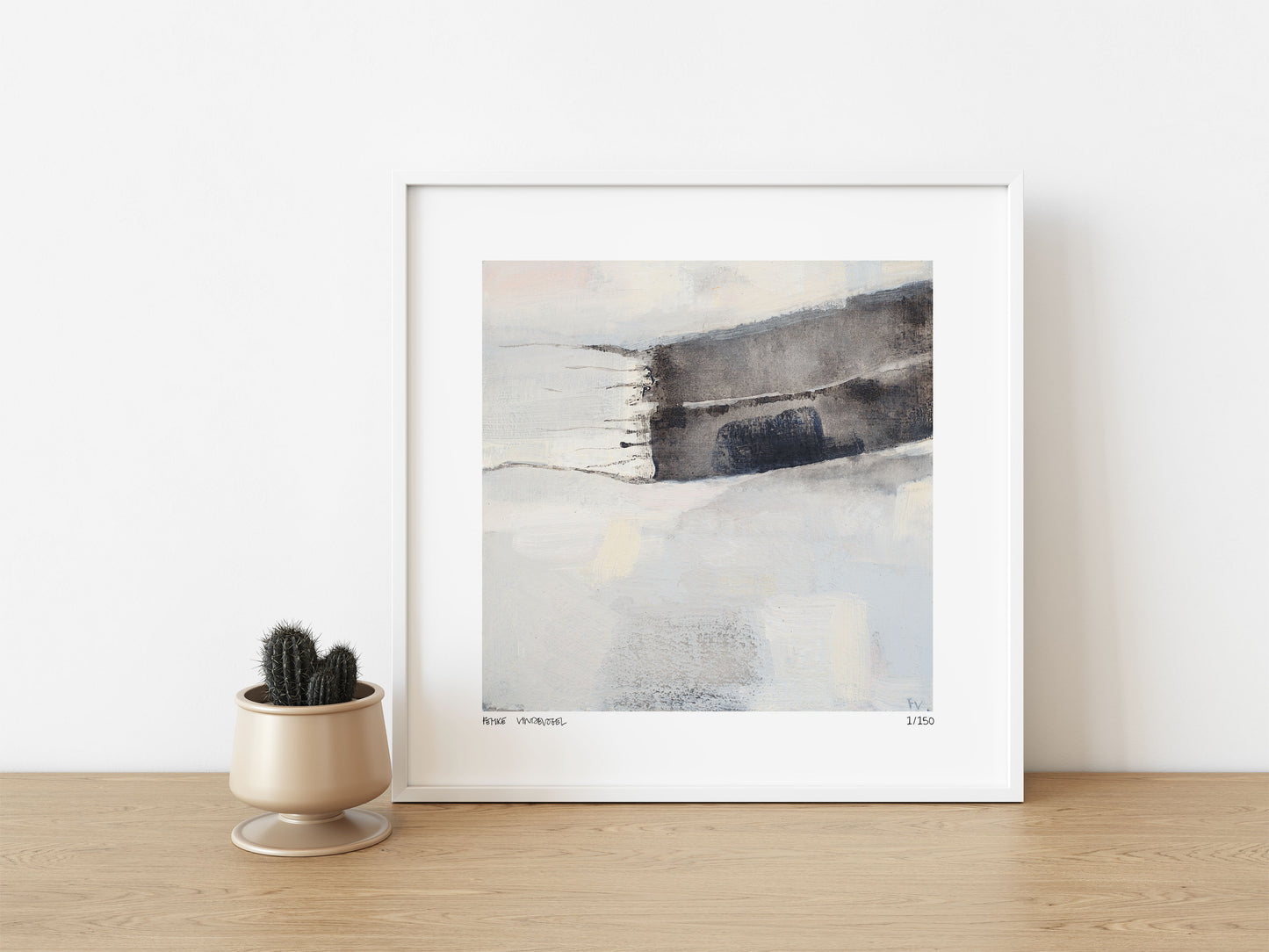 Signed Art Print, Hole in the Mist