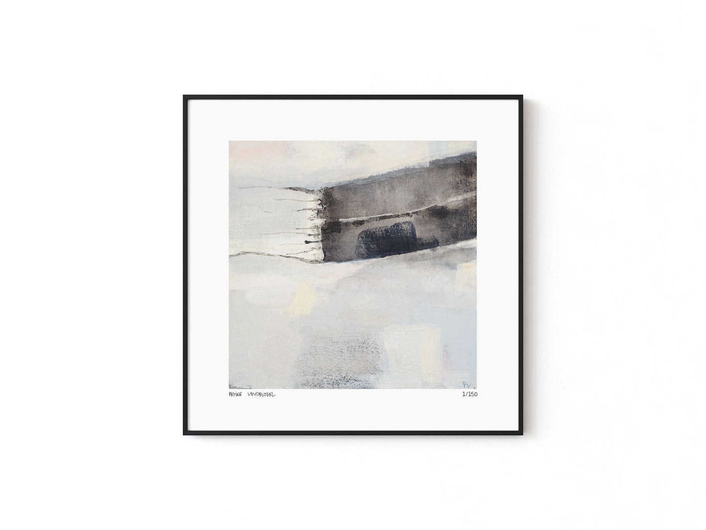 Signed Art Print, Hole in the Mist