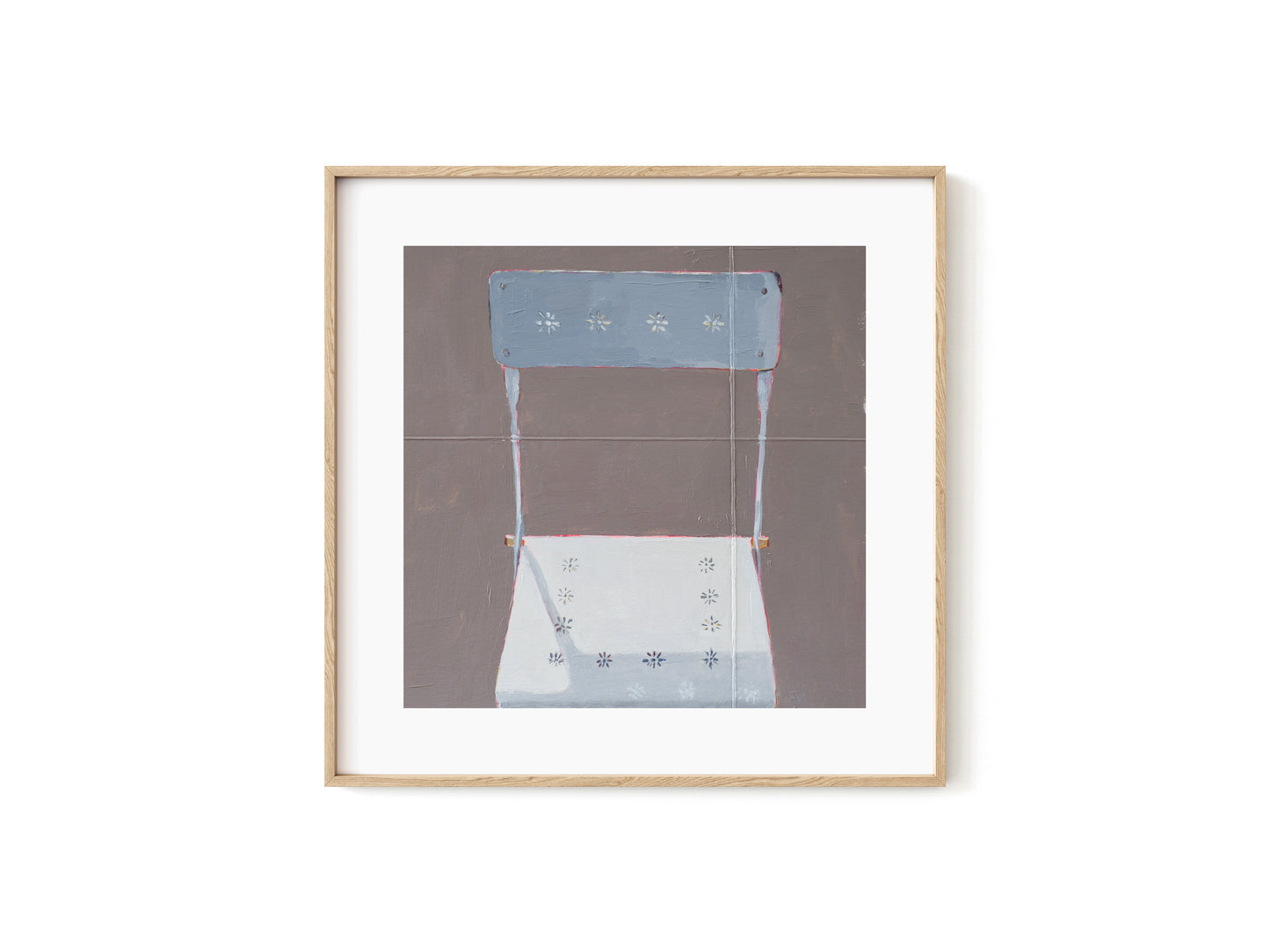 Signed Art Print, Rusted Chair That Ruined a Summer Dress