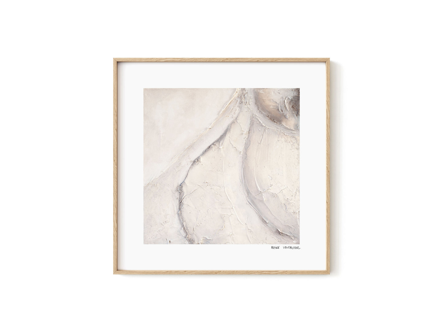 Signed Art Print, Labyrinth of White