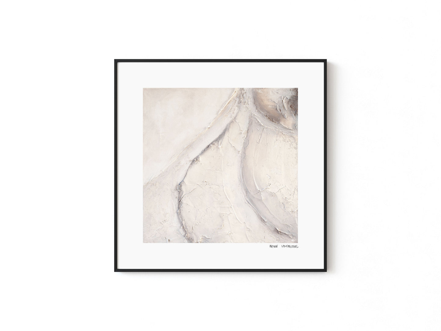 Signed Art Print, Labyrinth of White