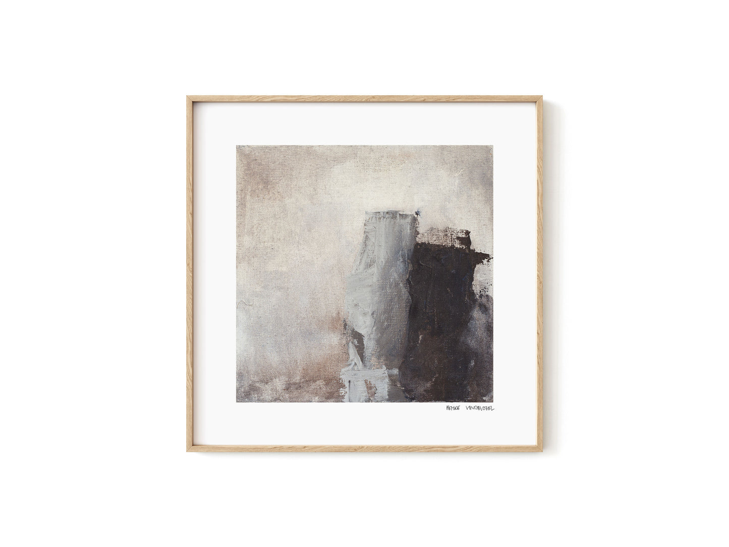 Signed Art Print, Mist Day