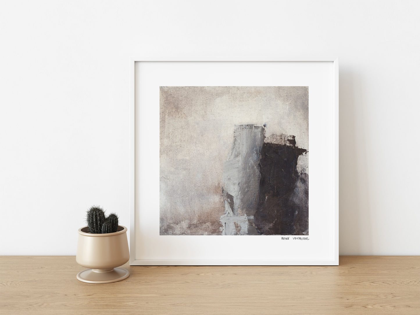 Signed Art Print, Mist Day