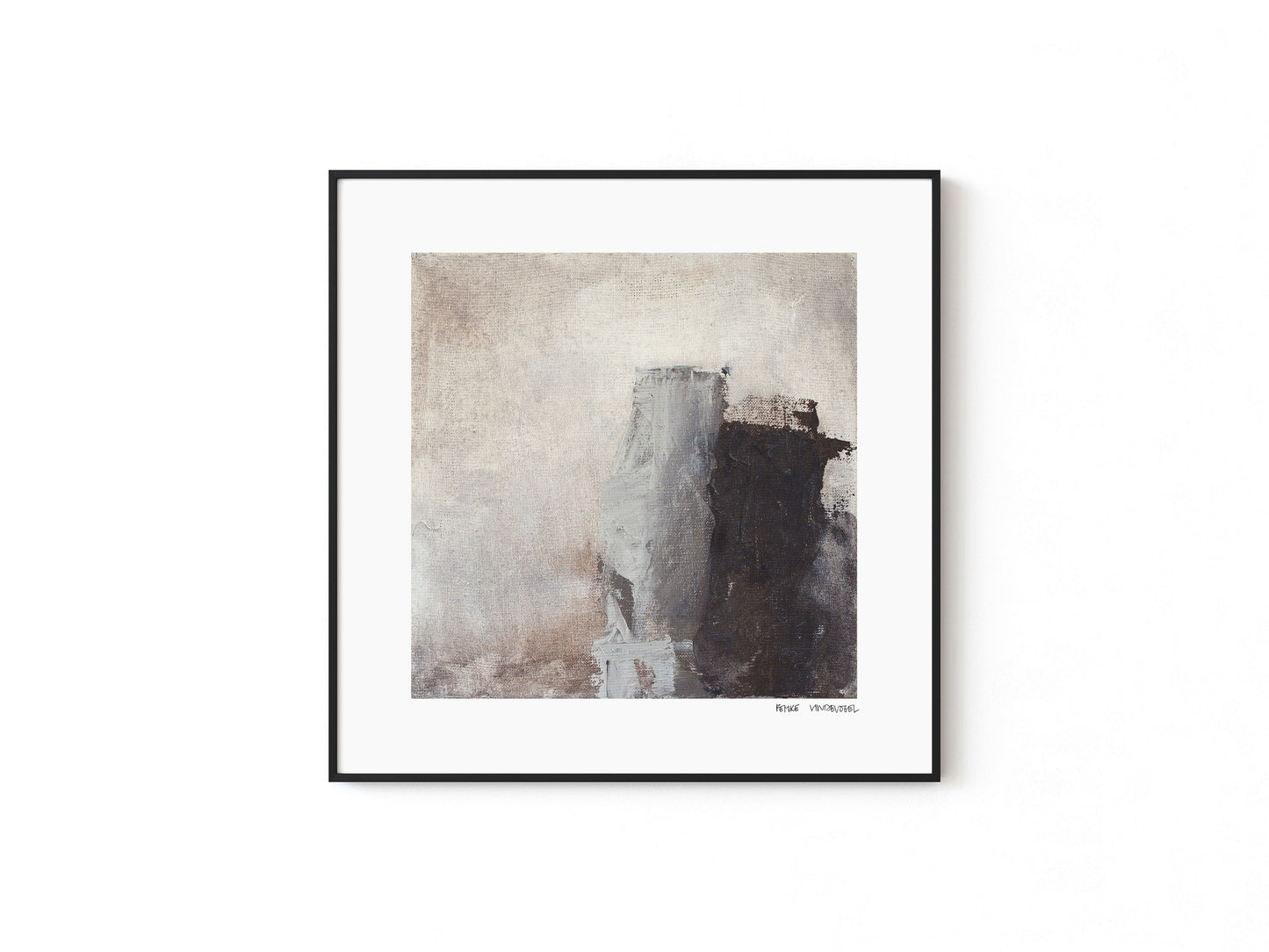 Signed Art Print, Mist Day