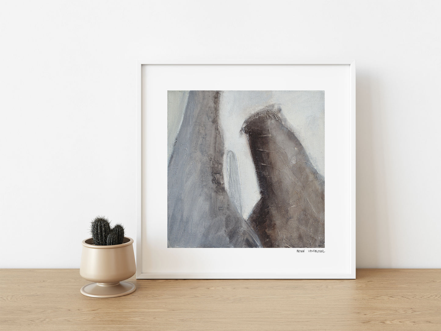 Signed Art Print, Mist or no Mist