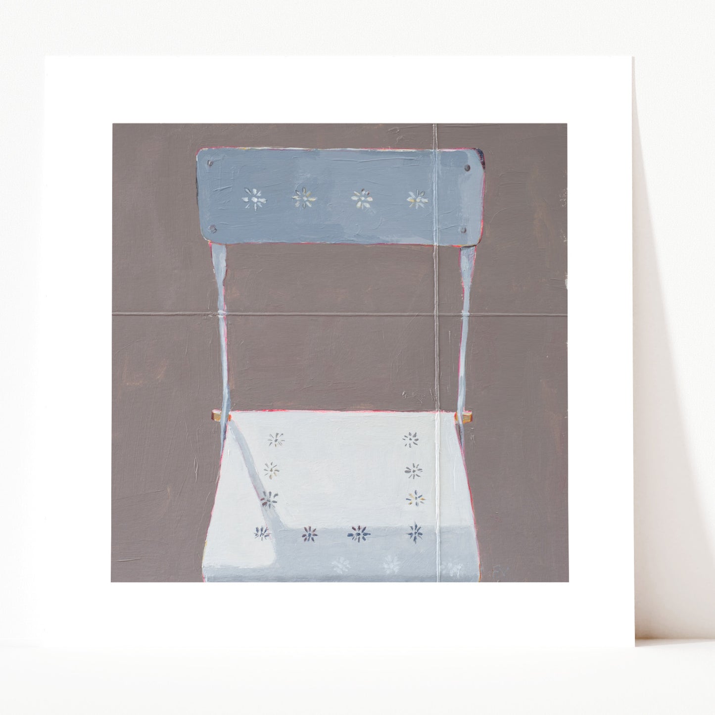 Signed Art Print, Rusted Chair That Ruined a Summer Dress